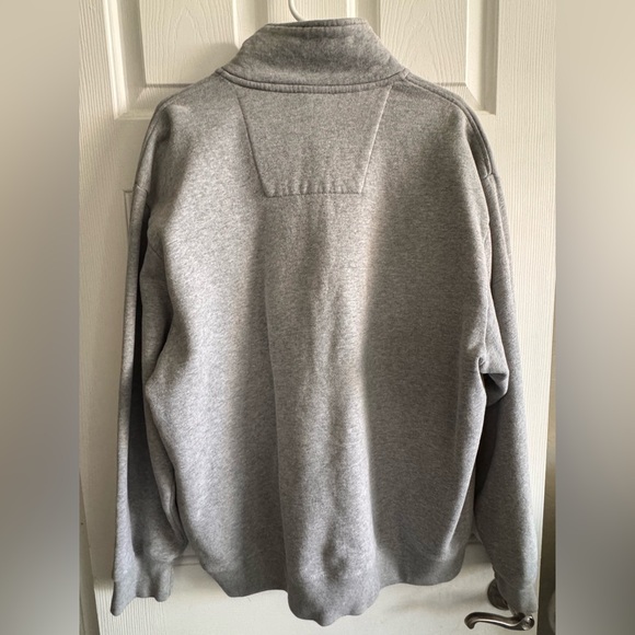 Vintage Nautica Light Gray Quarter-Zip Pullover Sweater - Picture 5 of 5